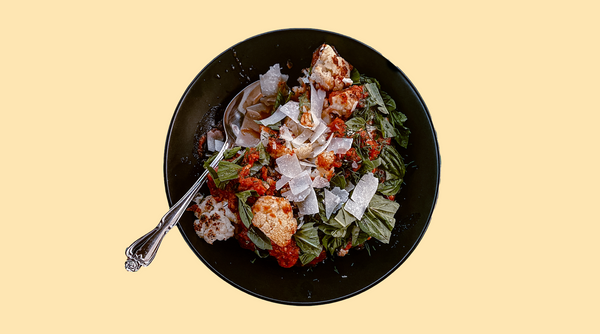 Roasted Cauliflower w/Spicy Pomodoro Sauce - Pretty Thai