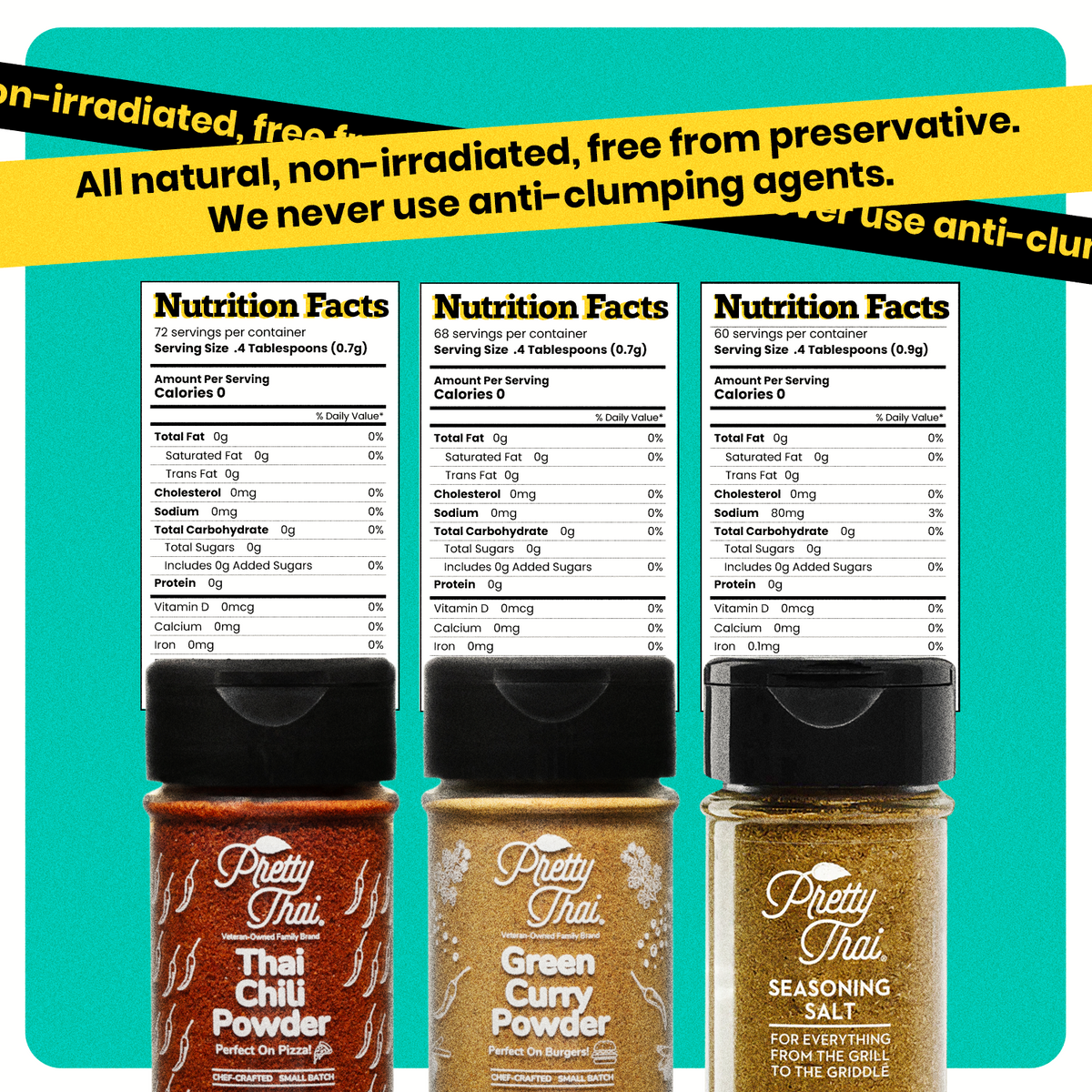 Sauces + Seasoning 8 Pack