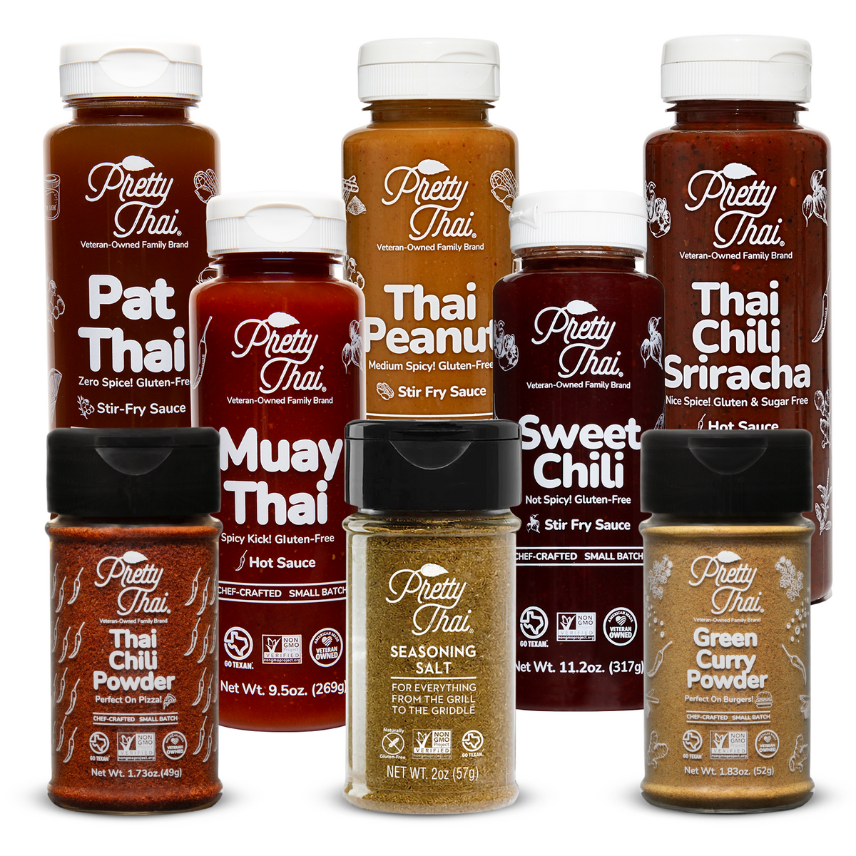 Sauces + Seasoning 8 Pack